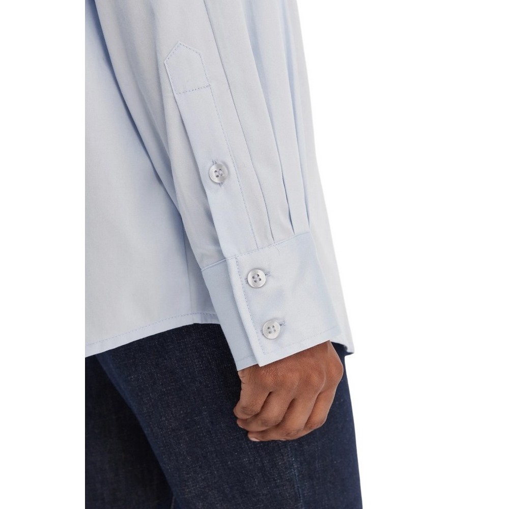 GUESS DANILA POPLIN SHIRT ΠΟΥΚΑΜΙΣΟ ΓΥΝΑΙΚΕΙΟ CIEL