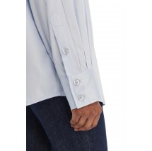 GUESS DANILA POPLIN SHIRT ΠΟΥΚΑΜΙΣΟ ΓΥΝΑΙΚΕΙΟ CIEL