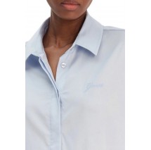 GUESS DANILA POPLIN SHIRT ΠΟΥΚΑΜΙΣΟ ΓΥΝΑΙΚΕΙΟ CIEL