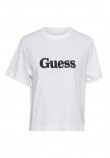 GUESS TOUR DATES TEE T-SHIT ΜΠΛΟΥΖΑ ΓΥΝΑΙΚΕΙΑ WHITE