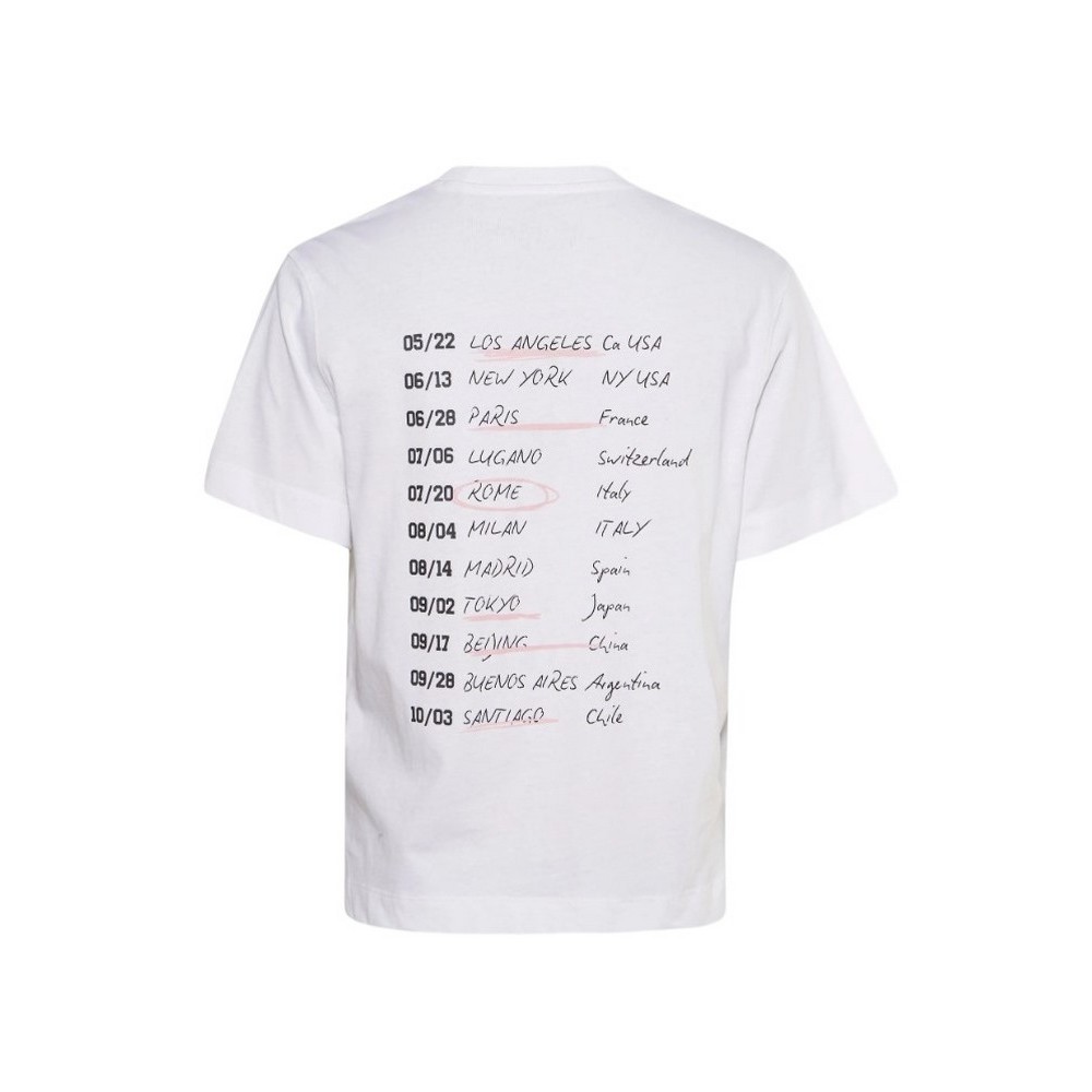 GUESS TOUR DATES TEE T-SHIT ΜΠΛΟΥΖΑ ΓΥΝΑΙΚΕΙΑ WHITE