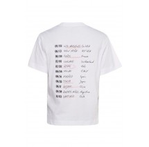 GUESS TOUR DATES TEE T-SHIT ΜΠΛΟΥΖΑ ΓΥΝΑΙΚΕΙΑ WHITE