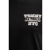TOMMY JEANS SLIM ENTRY BILLS TEE T-SHIRT ΜΠΛΟΥΖΑ ΑΝΔΡΙΚΗ BLACK