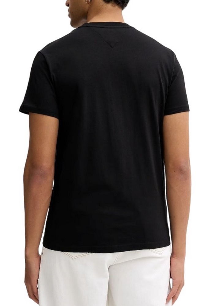 TOMMY JEANS SLIM ENTRY BILLS TEE T-SHIRT ΜΠΛΟΥΖΑ ΑΝΔΡΙΚΗ BLACK