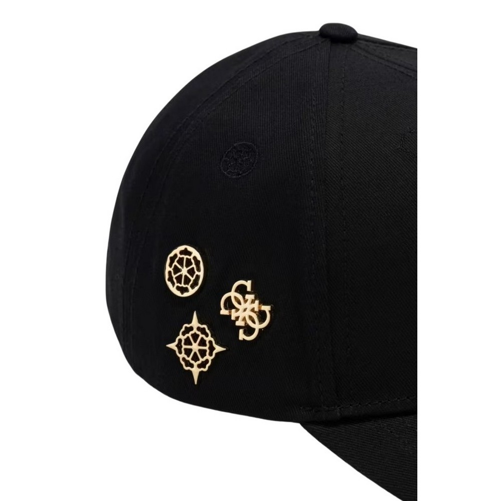 GUESS ELLA LOGO GABARDINE BSEBAL CAP ΚΑΠΕΛΟΓΥΝΑΙΚΕΙΟ BLACK
