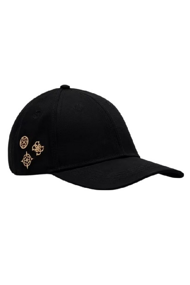GUESS ELLA LOGO GABARDINE BSEBAL CAP ΚΑΠΕΛΟΓΥΝΑΙΚΕΙΟ BLACK
