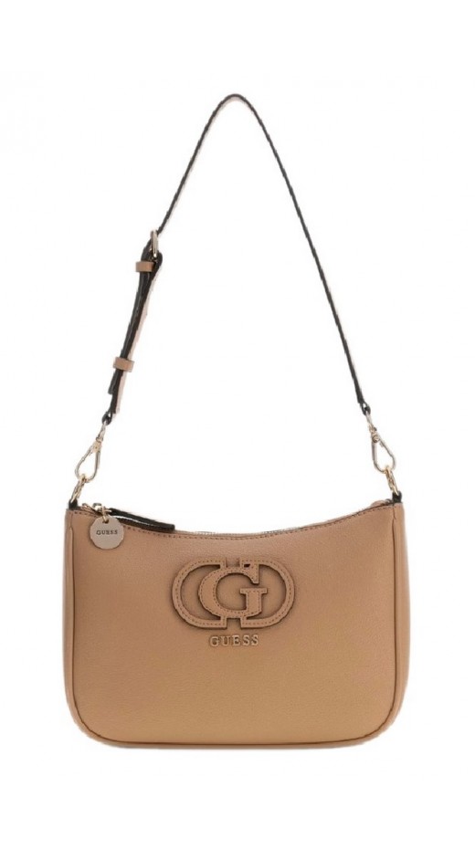 GUESS ISOLA SHOULDER BAG ΤΣΑΝΤΑ ΓΥΝΑΙΚΕΙΑ BEIGE