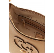 GUESS ISOLA SHOULDER BAG ΤΣΑΝΤΑ ΓΥΝΑΙΚΕΙΑ BEIGE