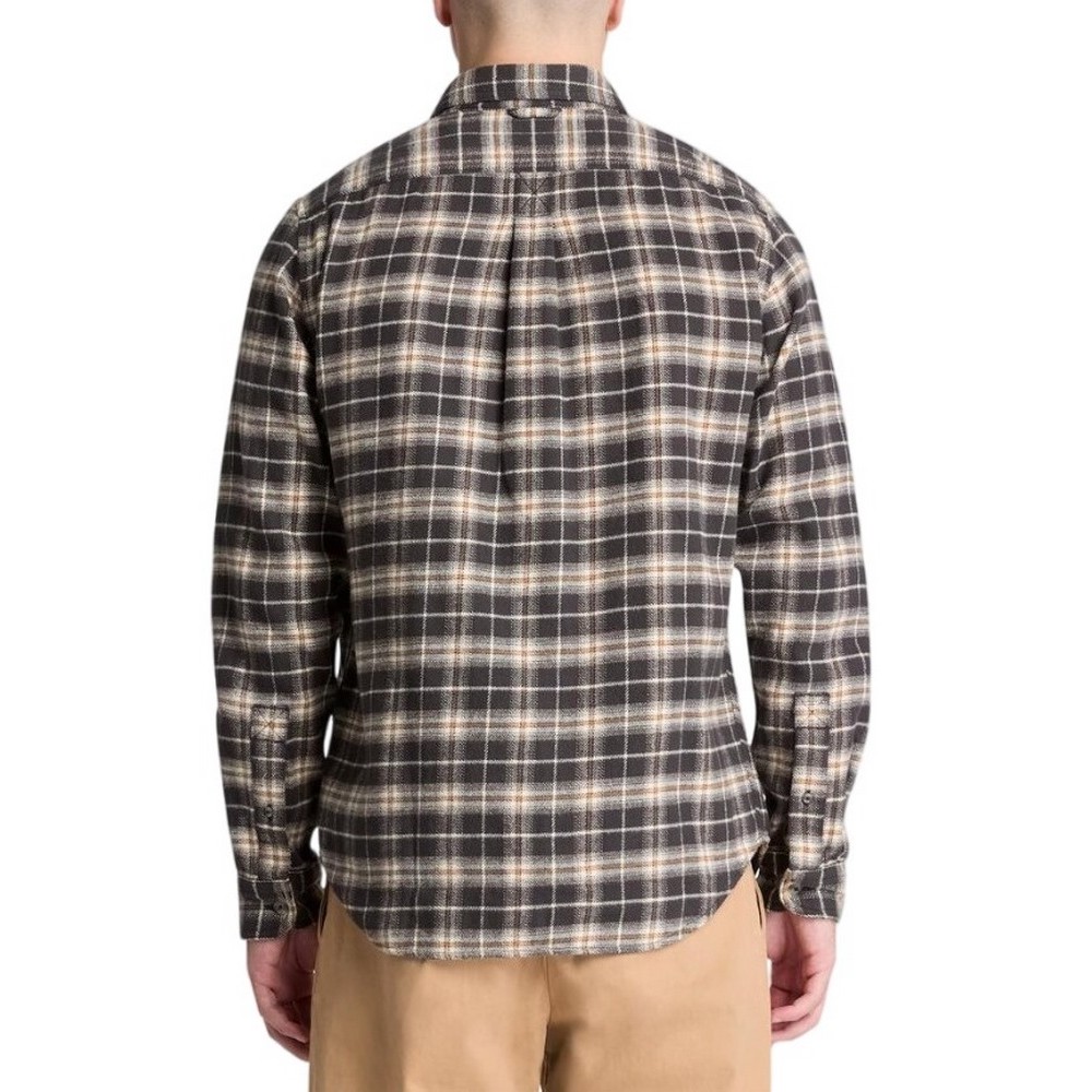 TIMBERLAND FLANNEL CHECK SHIRT ΠΟΥΚΑΜΙΣΟ ΑΝΔΡΙΚΟ DARK GREY