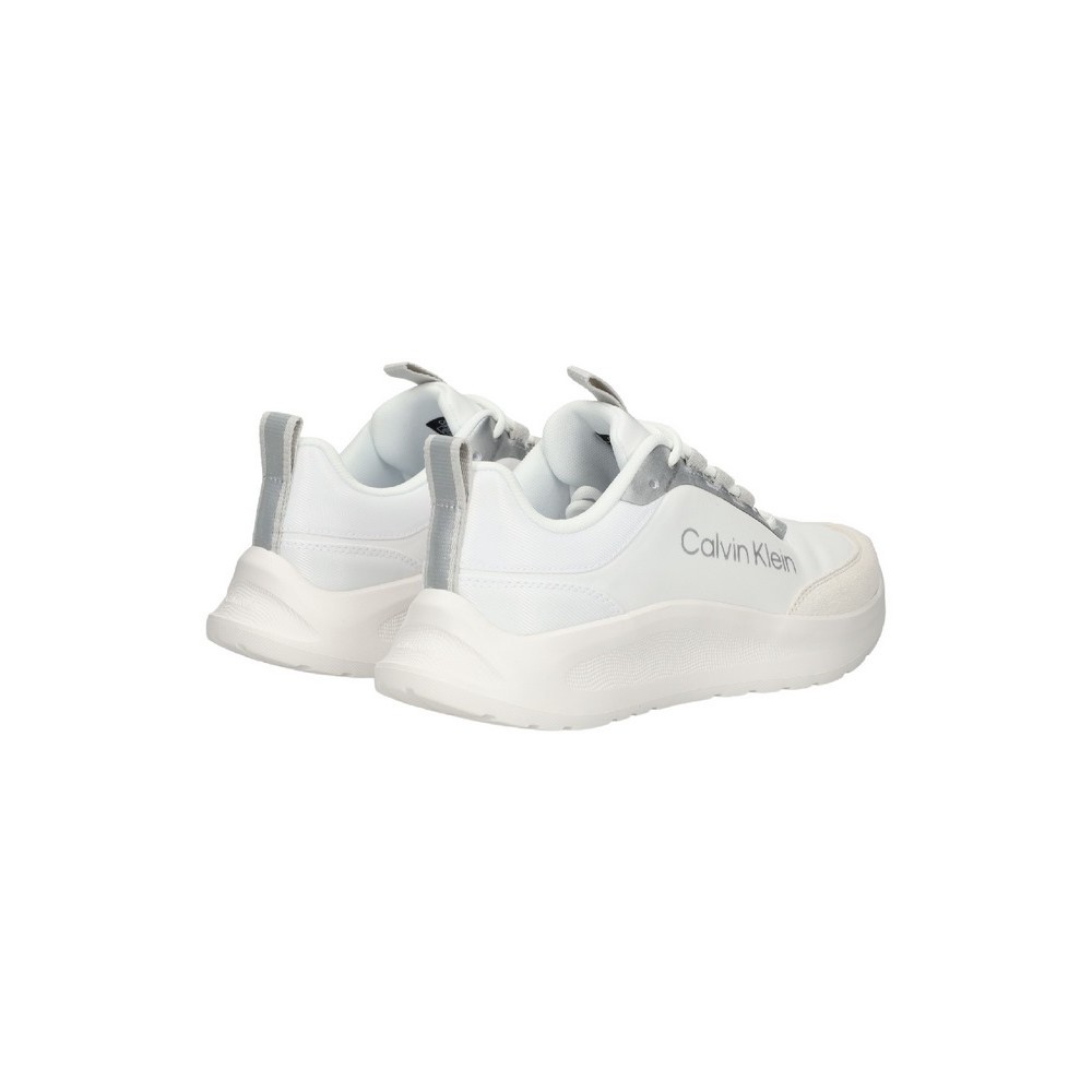 CALVIN KLEIN LIGHT EVA RUN ESS LAC NY-SU ΠΑΠΟΥΤΣΙ ΓΥΝΑΙΚΕΙΟ WHITE SILVER