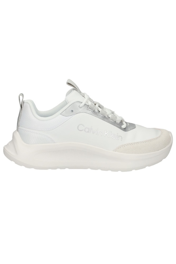 CALVIN KLEIN LIGHT EVA RUN ESS LAC NY-SU ΠΑΠΟΥΤΣΙ ΓΥΝΑΙΚΕΙΟ WHITE SILVER