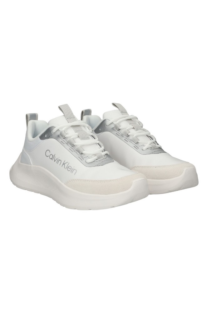 CALVIN KLEIN LIGHT EVA RUN ESS LAC NY-SU ΠΑΠΟΥΤΣΙ ΓΥΝΑΙΚΕΙΟ WHITE SILVER