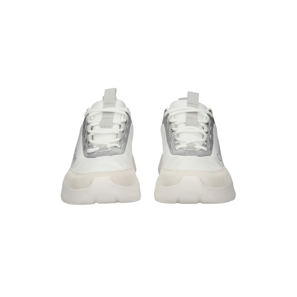CALVIN KLEIN LIGHT EVA RUN ESS LAC NY-SU ΠΑΠΟΥΤΣΙ ΓΥΝΑΙΚΕΙΟ WHITE SILVER