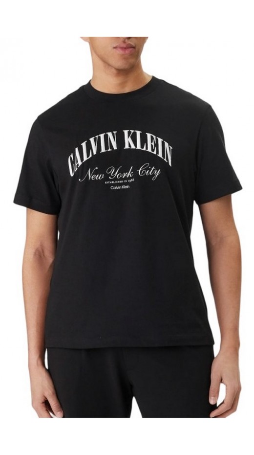 CALVIN KLEIN JEANS 20S MARCH GRAPHIC SEASONAL T-SHIRT ΜΠΛΟΥΖΑ ΑΝΔΡΙΚΗ BLACK