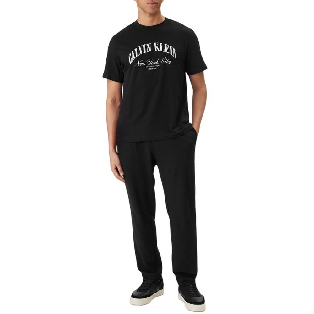 CALVIN KLEIN JEANS 20S MARCH GRAPHIC SEASONAL T-SHIRT ΜΠΛΟΥΖΑ ΑΝΔΡΙΚΗ BLACK