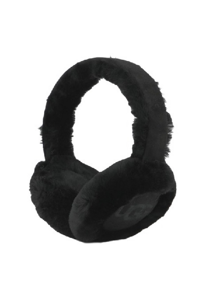 UGG W SHEEPSKIN EMBROIDERY EARMUFF 20955 ΠΡΟΣΤΑΤΕΥΤΙΚΑ ΑΥΤΙΩΝ ΓΥΝΑΙΚΕΙΑ BLACK