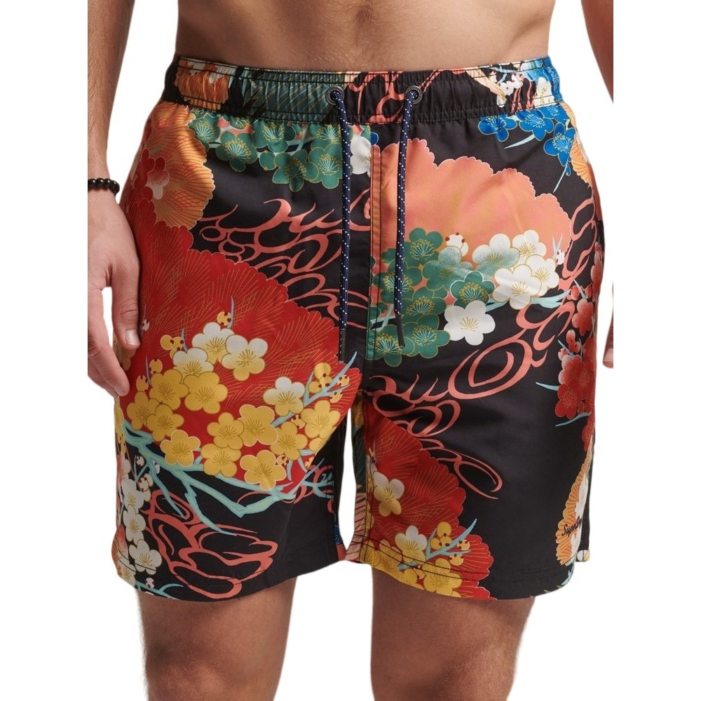 SUPERDRY D2 OVIN VINTAGE HAWAIIAN ΜΑΓΙΟ ΑΝΔΡΙΚΟ FLORAL