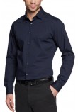 CALVIN KLEIN JEANS CK CHEST LOGO SLIM STRETCH SHIRT ΠΟΥΚΑΜΙΣΟ ΑΝΔΡΙΚΟ NAVY