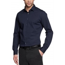 CALVIN KLEIN JEANS CK CHEST LOGO SLIM STRETCH SHIRT ΠΟΥΚΑΜΙΣΟ ΑΝΔΡΙΚΟ NAVY