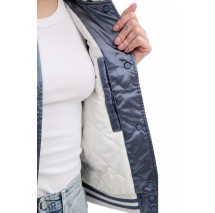 TOMMY JEANS SCRIPT VARSITY JACKET ΜΠΟΥΦΑΝ ΓΥΝΑΙΚΕΙΟ BLUE