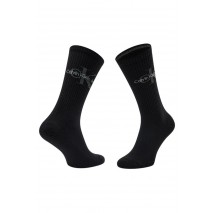 CALVIN KLEIN MEN SOCK 1P RIB ΚΑΛΤΕΣ ΑΝΔΡΙΚΕΣ BLACK