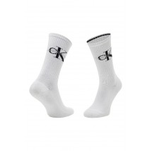 CALVIN KLEIN MEN SOCK 1P RIB ΚΑΛΤΕΣ ΑΝΔΡΙΚΕΣ WHITE