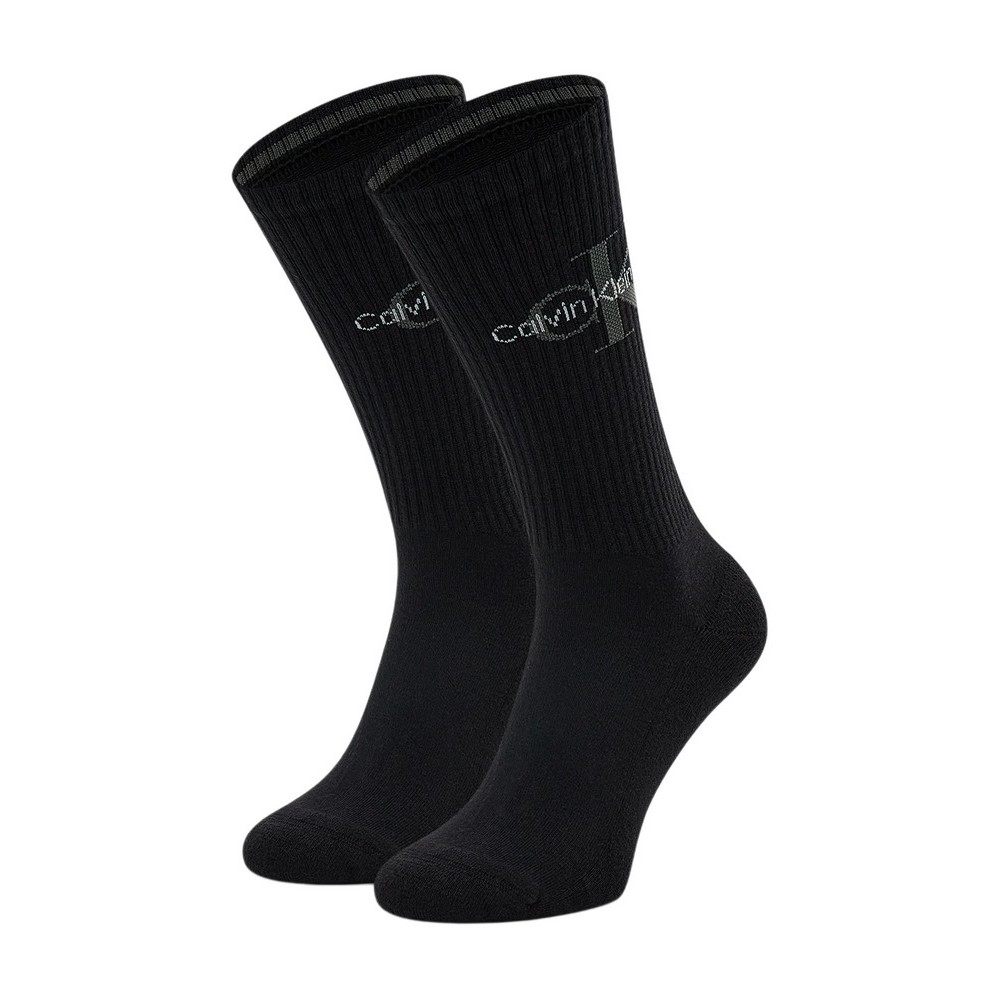 CALVIN KLEIN MEN SOCK 1P RIB ΚΑΛΤΕΣ ΑΝΔΡΙΚΕΣ BLACK
