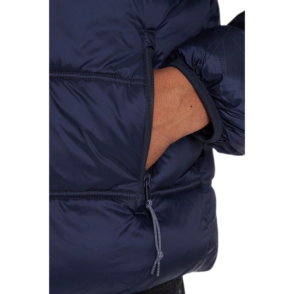 TOMMY JEANS HOODED LOGO PUFFER EXT ΜΠΟΥΦΑΝ ΑΝΔΡΙΚΟ NAVY