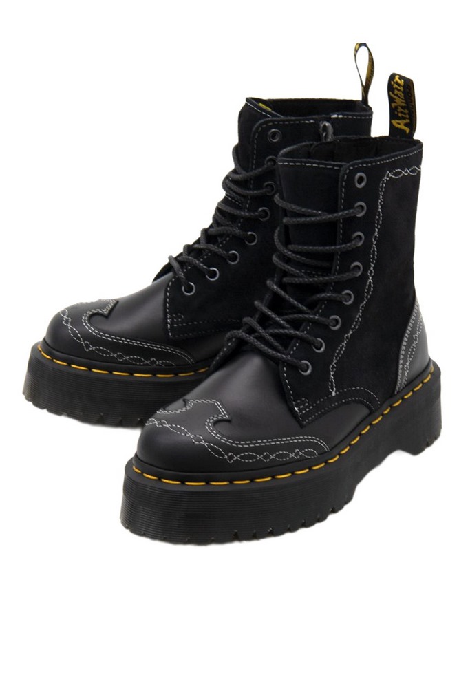 DR MARTENS JADON RODEO 8 EYE BOOT ΠΑΠΟΥΤΣΙ ΓΥΝΑΙΚΕΙΟ BLACK