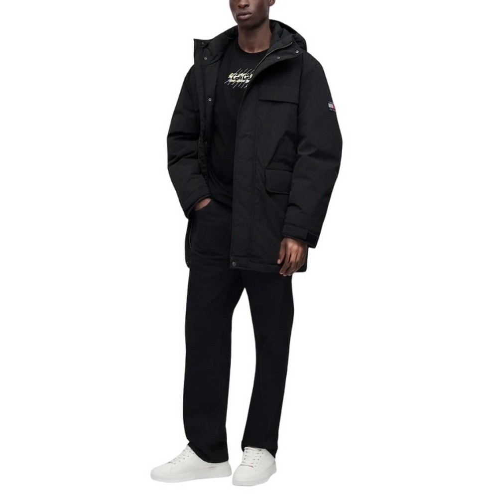 TOMMY JEANS CITY READY PARKA ΜΠΟΥΦΑΝ ΑΝΔΡΙΚΟ BLACK/BLACK