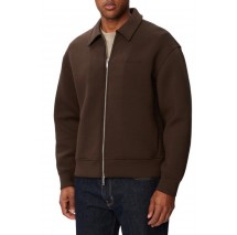 CALVIN KLEIN COOLING SPACER FZ SHIRT JACKE ΖΑΚΕΤΑ ΦΟΥΤΕΡ ΑΝΔΡΙΚΗ DARK BROWN