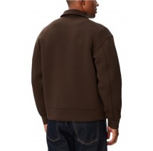 CALVIN KLEIN COOLING SPACER FZ SHIRT JACKE ΖΑΚΕΤΑ ΦΟΥΤΕΡ ΑΝΔΡΙΚΗ DARK BROWN