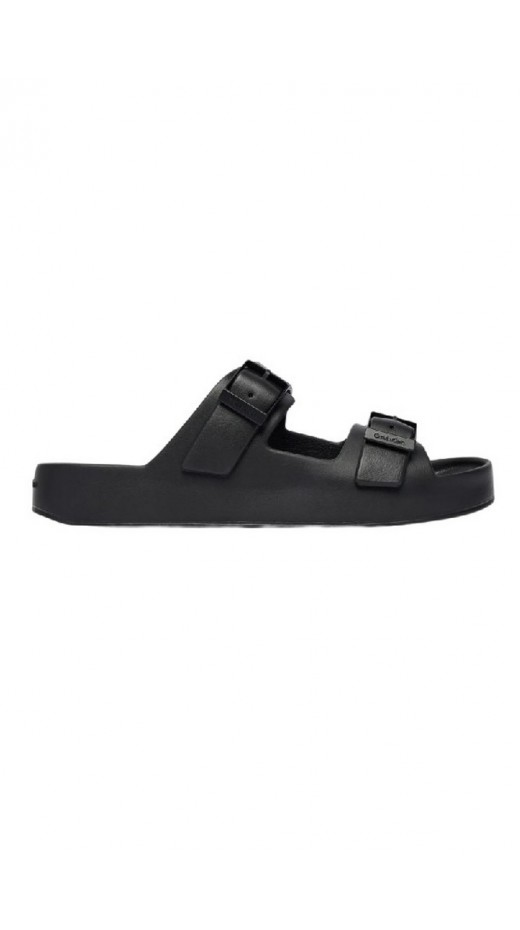 CALVIN KLEIN ERGON EVA DOUBLE BAR SANDAL ΠΑΝΤΟΦΛΑ ΑΝΔΡΙΚΗ BLACK/BLACK