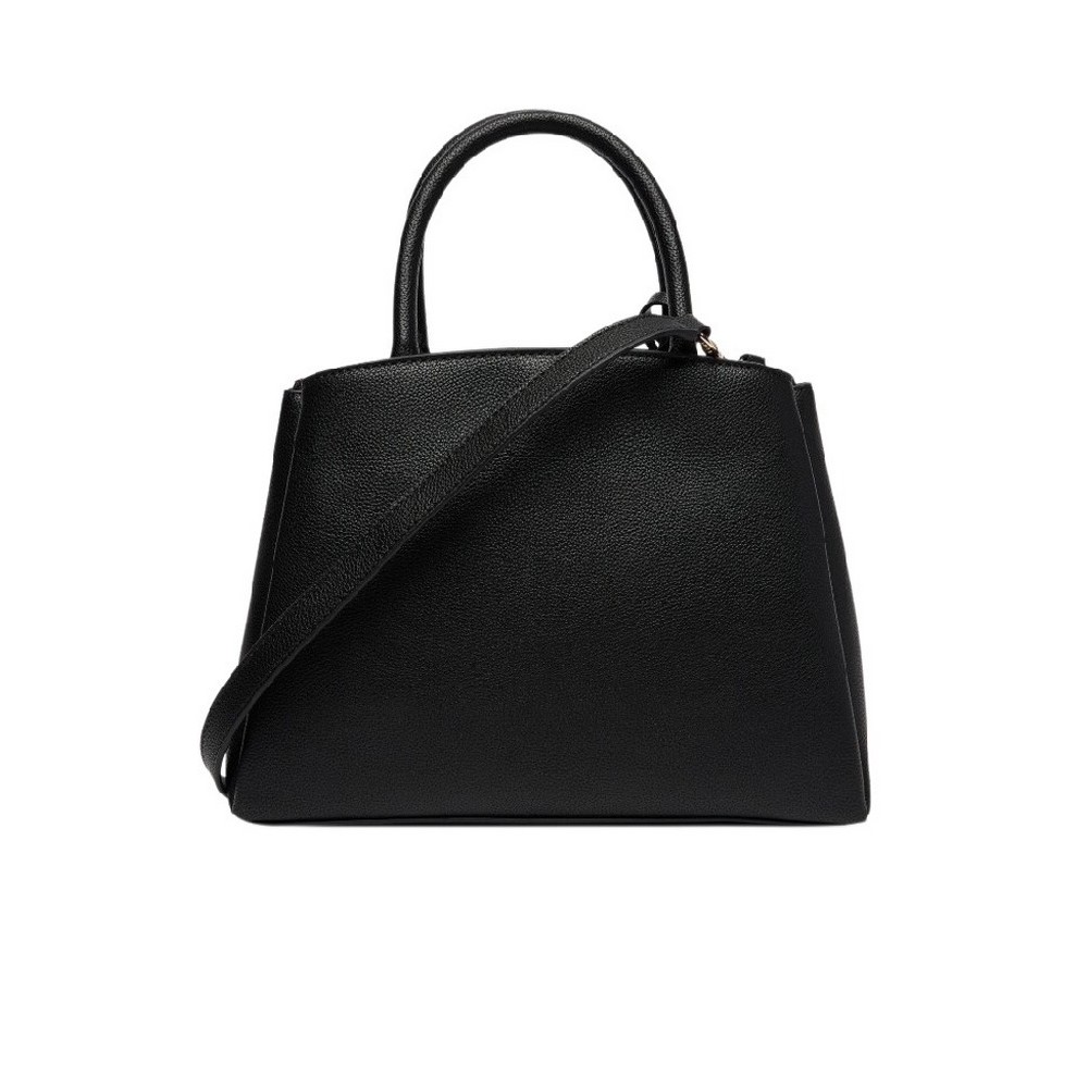 GUESS ISOLA 3 COMP SATCHEL ΤΣΑΝΤΑ ΓΥΝΑΙΚΕΙΑ BLACK