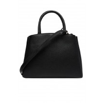GUESS ISOLA 3 COMP SATCHEL ΤΣΑΝΤΑ ΓΥΝΑΙΚΕΙΑ BLACK