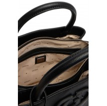GUESS ISOLA 3 COMP SATCHEL ΤΣΑΝΤΑ ΓΥΝΑΙΚΕΙΑ BLACK