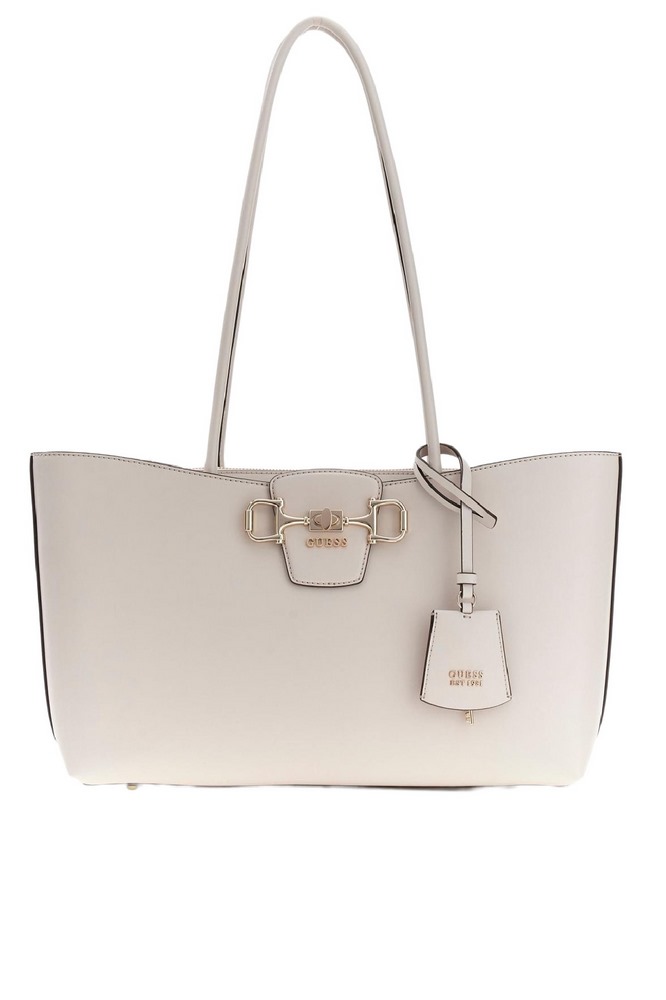 GUESS JANIE GIRLFRIEND CARRYALL ΤΣΑΝΤΑ ΓΥΝΑΙΚΕΙΑ STONE