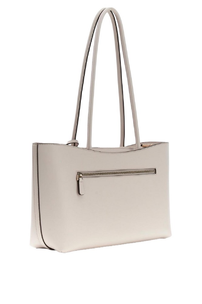 GUESS JANIE GIRLFRIEND CARRYALL ΤΣΑΝΤΑ ΓΥΝΑΙΚΕΙΑ STONE