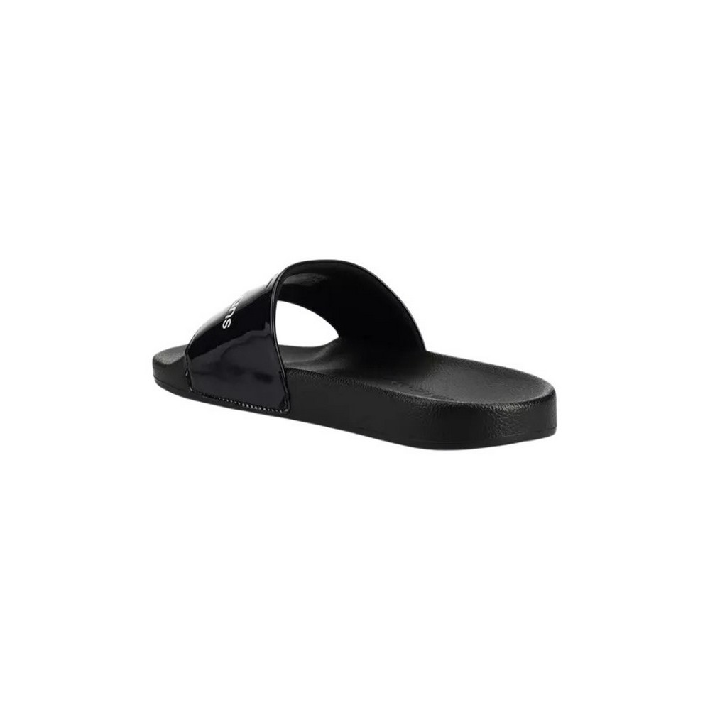 CALVIN KLEIN JEANS SLIDE SILVER MONOGRAM ΠΑΝΤΟΦΛΑ ΓΥΝΑΙΚΕΙΑ BLACK