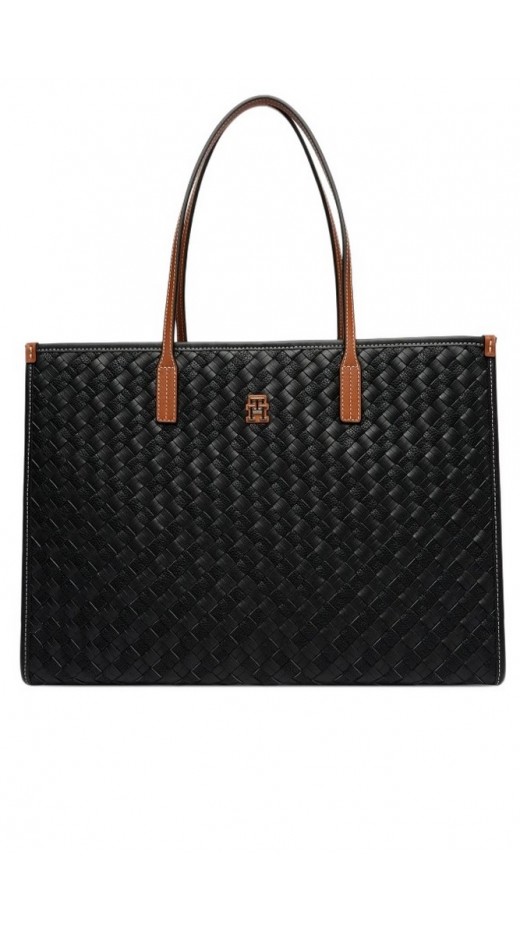 TOMMY HILFIGER CITY TOTE ΤΣΑΝΤΑ ΓΥΝΑΙΚΕΙΑ BLACK