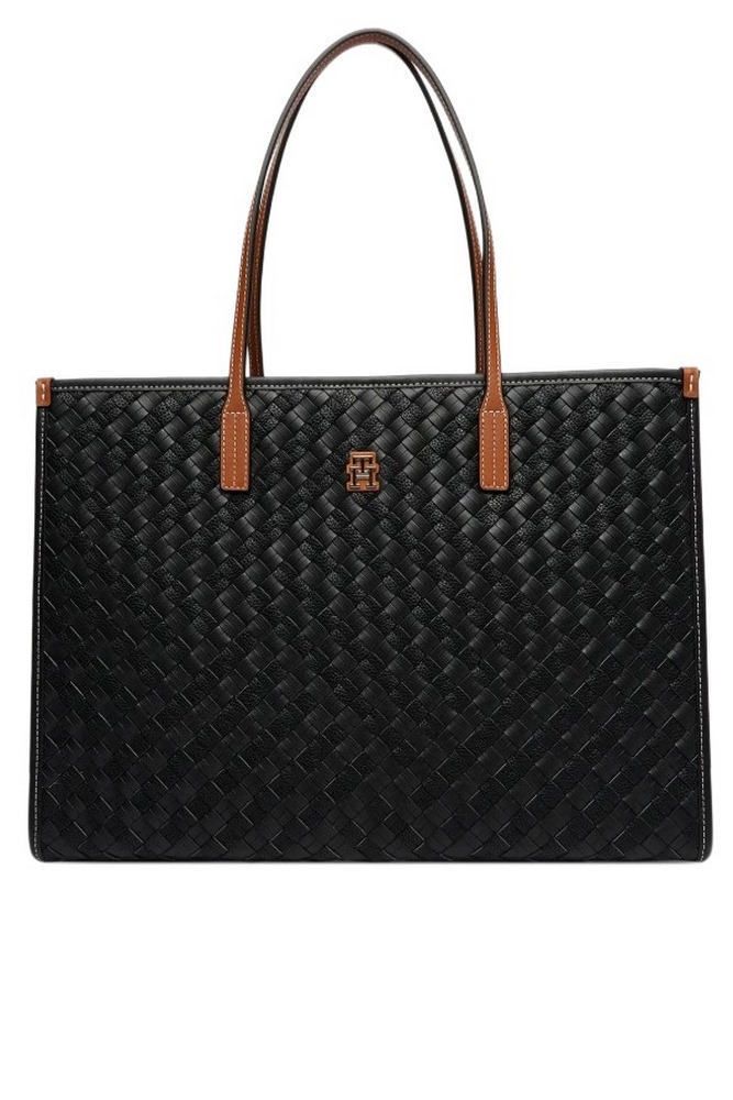 TOMMY HILFIGER CITY TOTE ΤΣΑΝΤΑ ΓΥΝΑΙΚΕΙΑ BLACK