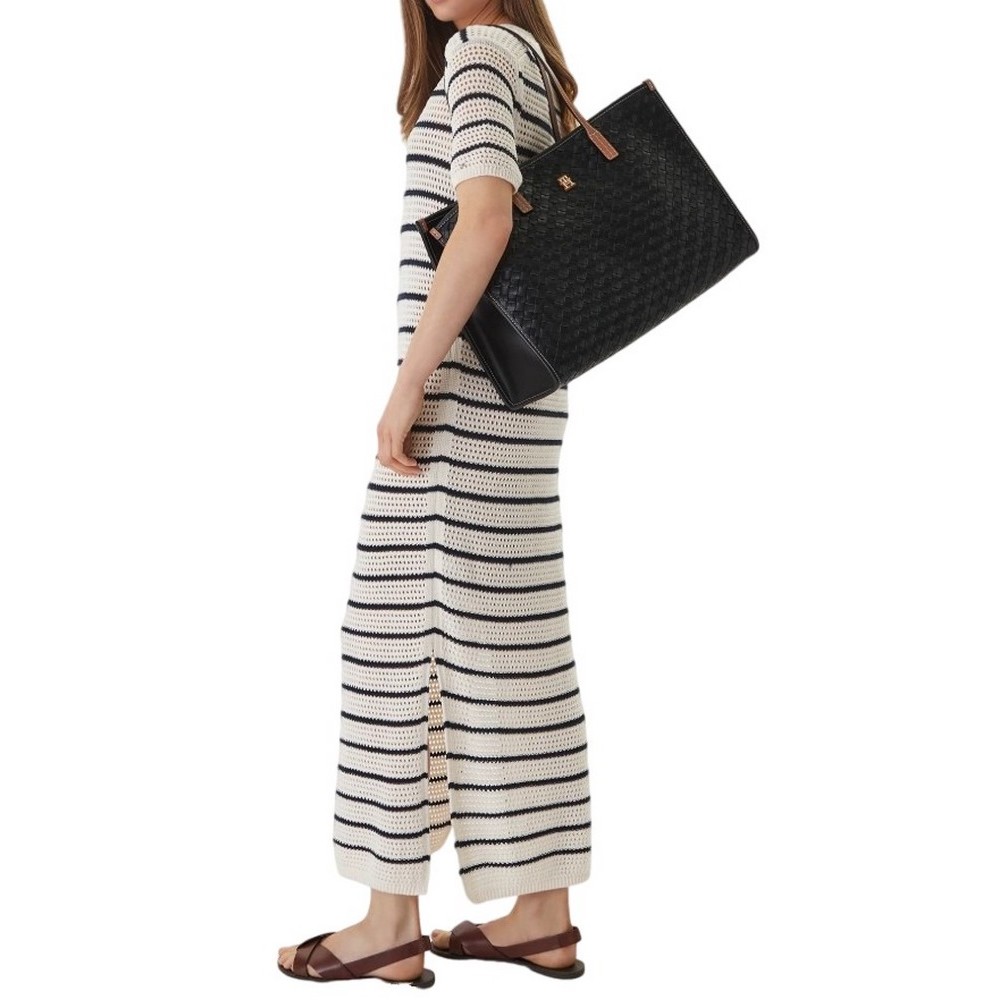 TOMMY HILFIGER CITY TOTE ΤΣΑΝΤΑ ΓΥΝΑΙΚΕΙΑ BLACK