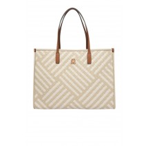 TOMMY HILFIGER CITY TOTE ΤΣΑΝΤΑ ΓΥΝΑΙΚΕΙΑ NEUTRAL