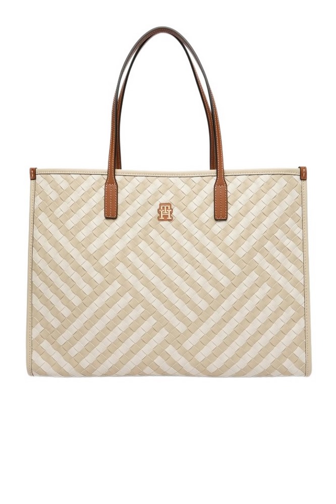 TOMMY HILFIGER CITY TOTE ΤΣΑΝΤΑ ΓΥΝΑΙΚΕΙΑ NEUTRAL