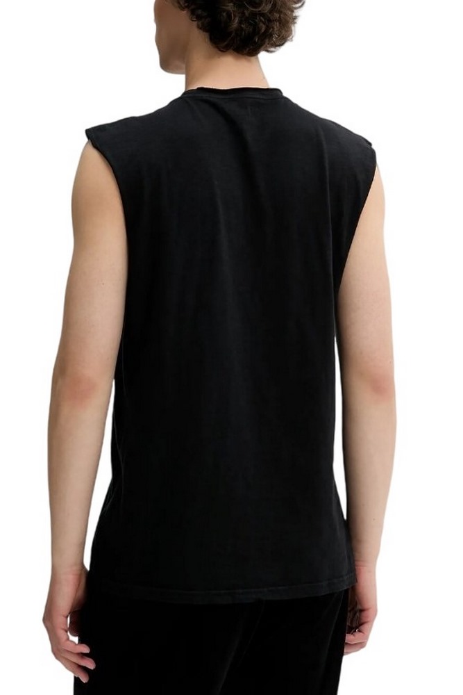 SUPERDRY D3 OVIN RAW EDGE SLUB TANK ΑΜΑΝΙΚΗ ΜΠΛΟΥΖΑ ΑΝΔΡΙΚΗ BLACK