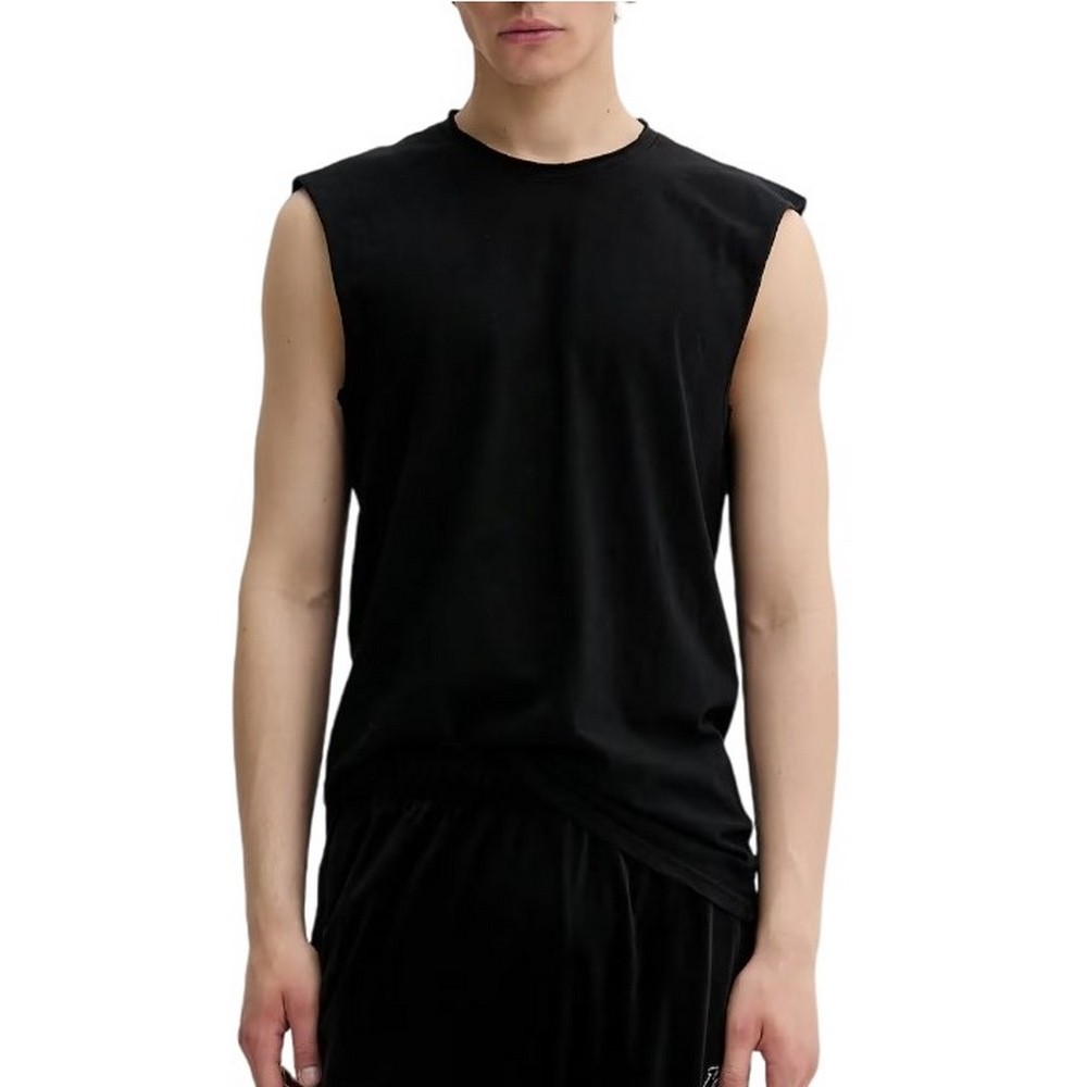 SUPERDRY D3 OVIN RAW EDGE SLUB TANK ΑΜΑΝΙΚΗ ΜΠΛΟΥΖΑ ΑΝΔΡΙΚΗ BLACK