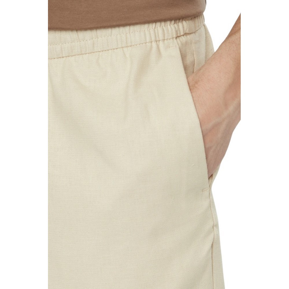 CALVIN KLEIN STRAIGHT LINEN 7" PULL ON SHORT ΣΟΡΤΣ ΑΝΔΡΙΚΟ SAND