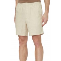 CALVIN KLEIN STRAIGHT LINEN 7" PULL ON SHORT ΣΟΡΤΣ ΑΝΔΡΙΚΟ SAND