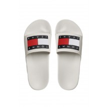 TOMMY JEANS POOL SLIDE ESS ΠΑΝΤΟΦΛΕΣ ΑΝΔΡΙΚΕΣ WHITE