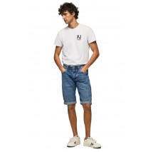 PEPE  JEANS CASH SHORT ΒΕΡΜΟΥΔΑ ΑΝΔΡΙΚΗ BLUΕ DENIM